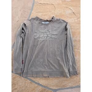 DUTCH BROS Coffee Shirt ENDLESS CHILL Stitched Logo Long- Mens L